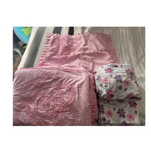 Bed Sheet set and Duvet Cover PINK - for Single Bed